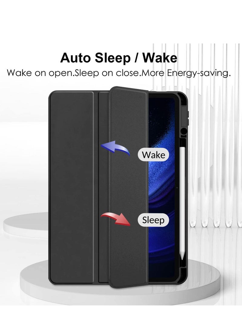 حالة الهاتف متوافق مع قرص الدخن 6 / 6 برو 11 بوصة 2023 ، مع حامل القلم شفافة حالة الظهر رقيقة جدا مقاومة للصدمات الكمبيوتر اللوحي الغطاء التلقائي الصحوة / النوم - Image 2