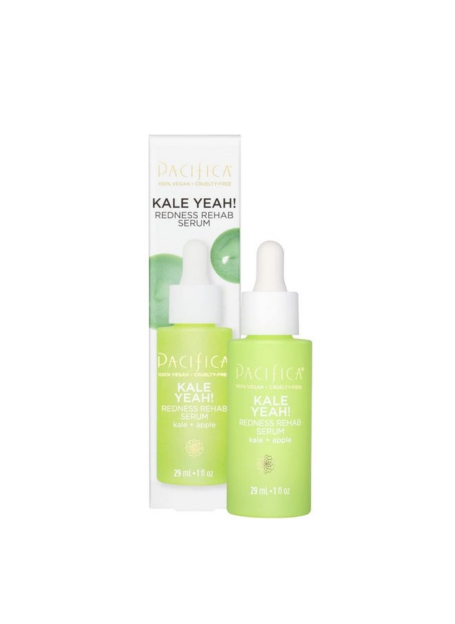 Pacifica - Face Serum - Kale Yeah! Redness Rehab Peptide & Niacinamide Serum For Face - For Sensitive Skin Care Treatment -For Dark Spots Acne & Pore Minimizing Vegan & Cruelty-Free Dermatologist Tested - Image 1