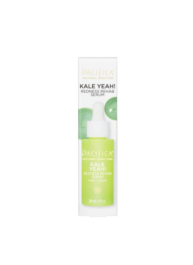 Pacifica - Face Serum - Kale Yeah! Redness Rehab Peptide & Niacinamide Serum For Face - For Sensitive Skin Care Treatment -For Dark Spots Acne & Pore Minimizing Vegan & Cruelty-Free Dermatologist Tested - Image 1