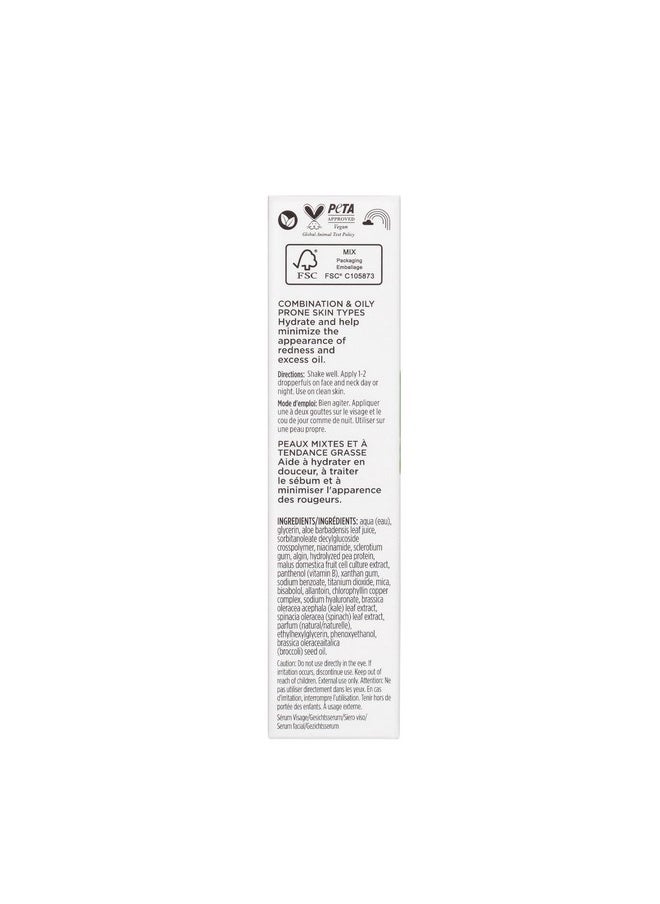 Pacifica - Face Serum - Kale Yeah! Redness Rehab Peptide & Niacinamide Serum For Face - For Sensitive Skin Care Treatment -For Dark Spots Acne & Pore Minimizing Vegan & Cruelty-Free Dermatologist Tested - Image 1