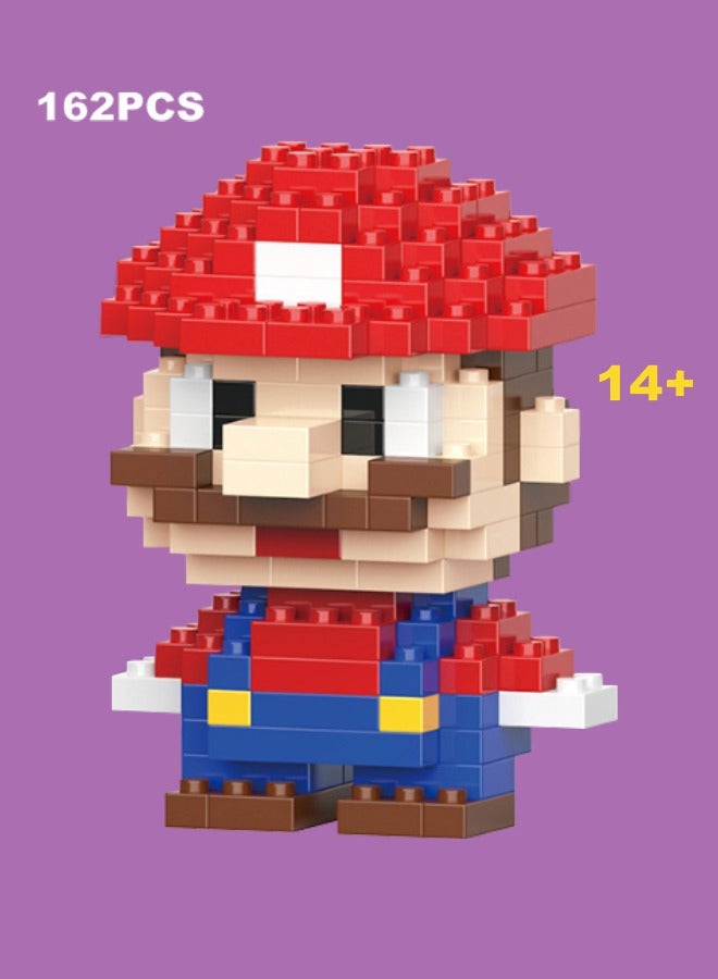 LELE BROTHER Super Mario Bros Building Bricks Set, DIY Block Building Set, Classic Mini Building Bricks, Assembling Building Blocks Suitable for Boys and Girls Aged 14 and Up（2 Sets, 326Pcs in Total) - Image 2