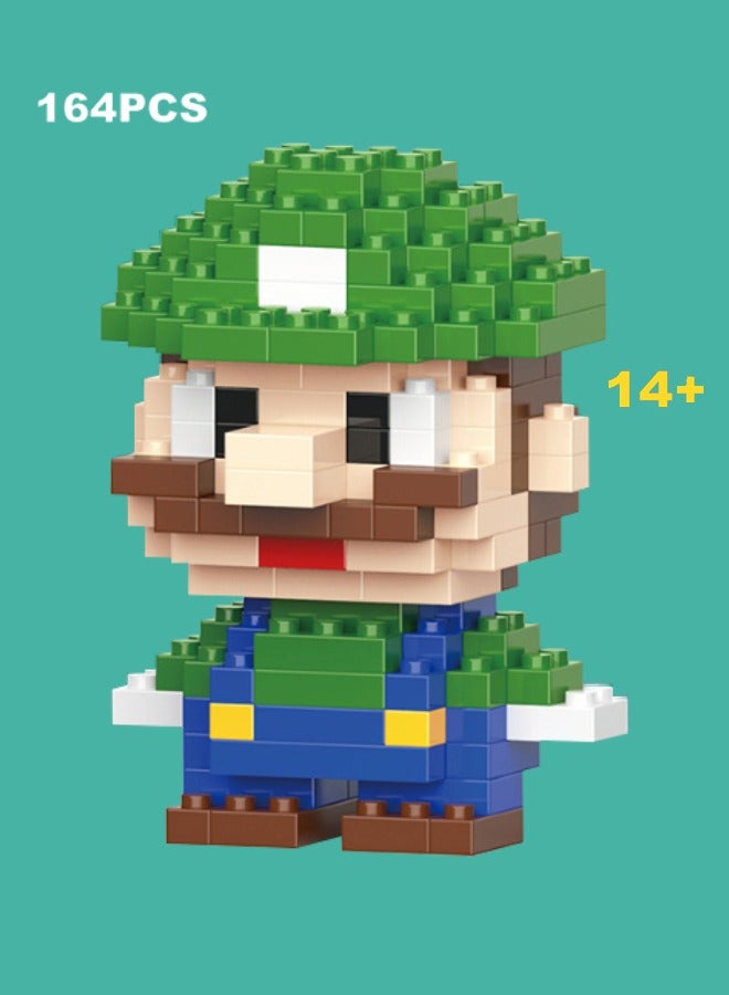 LELE BROTHER Super Mario Bros Building Bricks Set, DIY Block Building Set, Classic Mini Building Bricks, Assembling Building Blocks Suitable for Boys and Girls Aged 14 and Up（2 Sets, 326Pcs in Total) - Image 3