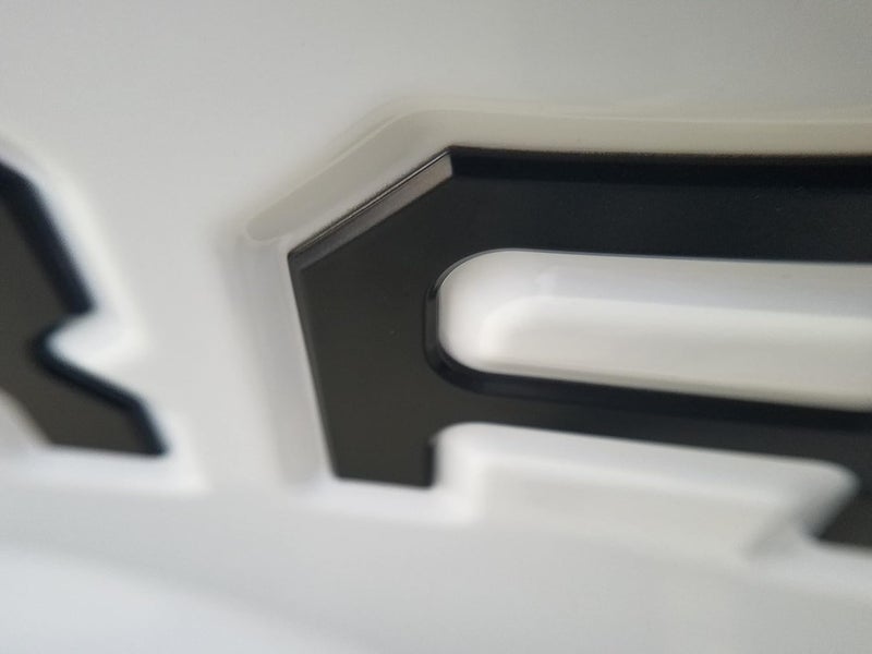 EyeCatcher Tailgate Insert Letters for 2014-2021 Toyota Tundra - Matte Black - Image 4