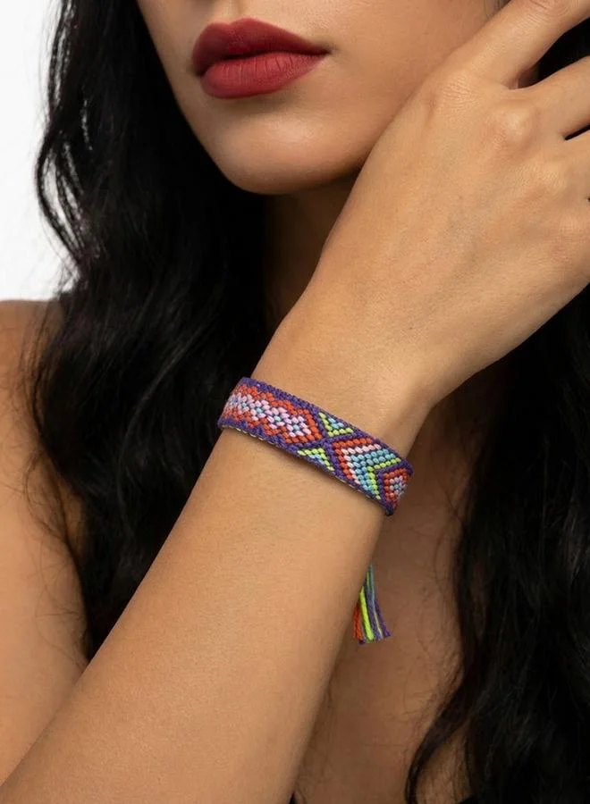 Take Two Multi-Color Woven Friendship Bracelet