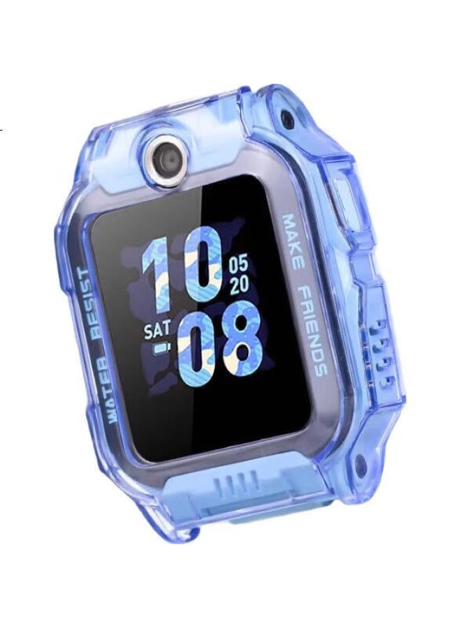 Shan Xiaotiancai Children's Smarch Z6pro/z6s/z6d/z6p Youth Edition Protective Case, Protective Film, Slim, Shockproof, Anti-collision, Z6p Protective Shell, Watch Tempered Glass Film - Image 1