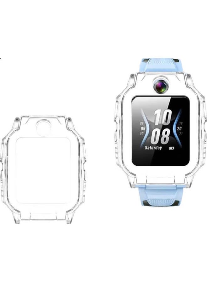 Shan Xiaotiancai Children's Smarch Z6pro/z6s/z6d/z6p Youth Edition Protective Case, Protective Film, Slim, Shockproof, Anti-collision, Z6p Protective Shell, Watch Tempered Glass Film - Image 2