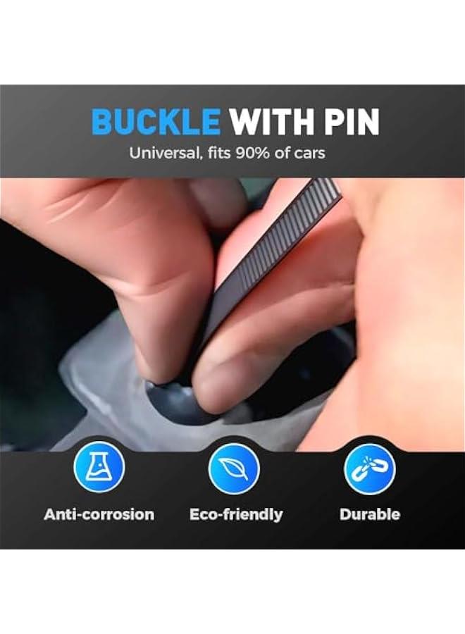 Arabest Nylon Universal Cable Tie Buckle, Heavy Duty Self-Locking Nylon Zip Ties Holder, New Multifunctional Cable Tie Buckle for Car Daily Repair (50pcs) - Image 2