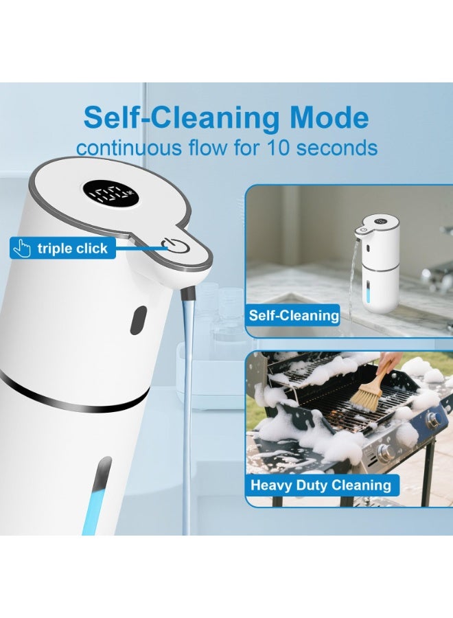 Bukela Automatic Liquid Soap Dispenser Touchless, USB Rechargeable Smart Hand Soap Dispenser, 6-Level Adjustable, 12.8oz/380mL Wall Mount for Bathroom Kitchen Dish Soap - Image 5