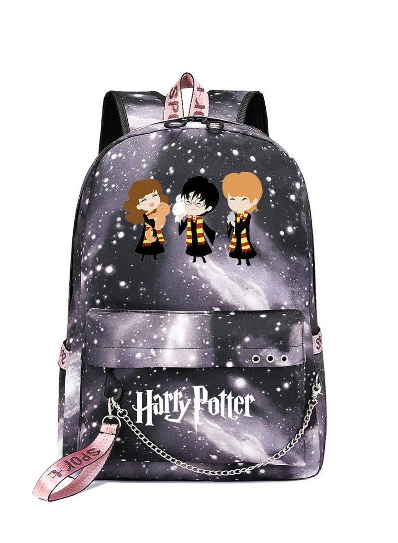 Harry Potter Cartoon Printed Backpack