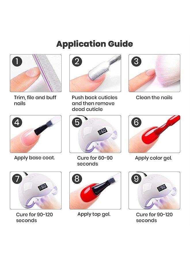 RARJSM Pearl Gel Nail Polish, Glitter Drawing Gel Polish Shimmer Mermaid Nail Gel Soak Off UV Gel for Salon Home DIY Manicure Use - Image 4