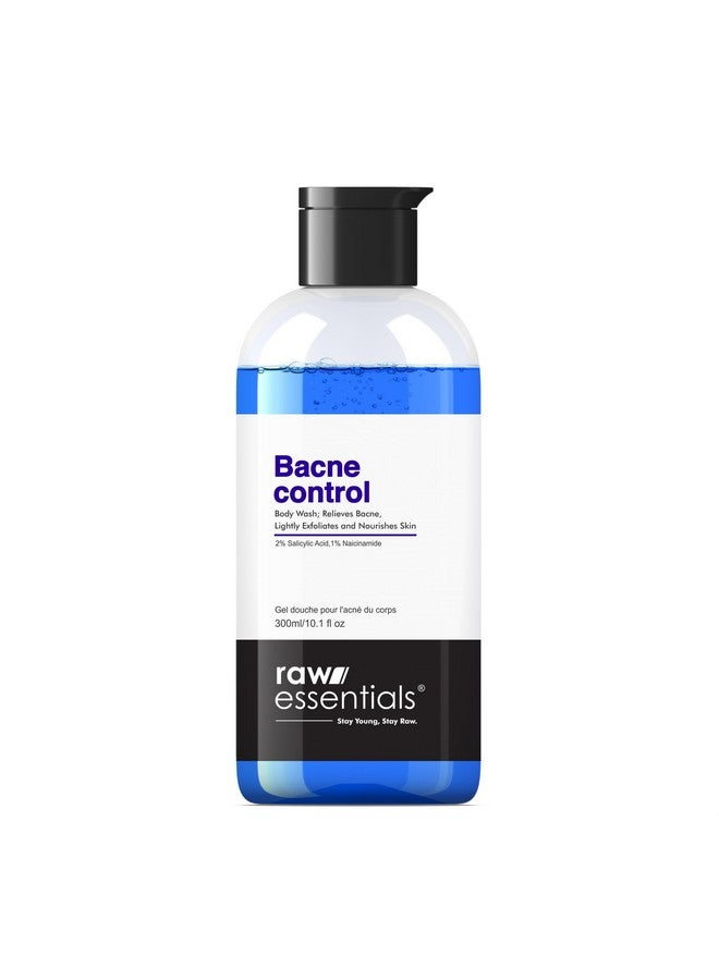 Raw Essentials Bacne Control Body Wash 2% Salicylic Acid 1% Niacinamide 300Ml (Pack Of 1) Relieves Body Acne Exfoliates And Nourishes Skin - Image 1