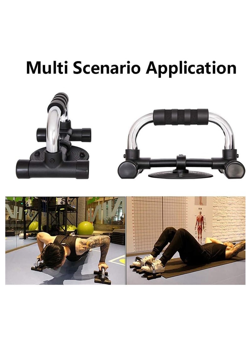 Push Up Bars, Push Up Stands with Suction Cup, Push Up Board with Non-Slip Foam Grips, Sturdy Structure Push Up Bars for Men and Women, Push Up Handles for Floor Workout, Strength Training