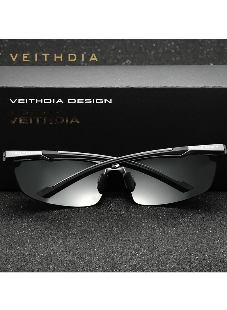 فيثيديا نظارات شمسية مستقطبة من الألومنيوم والمغنيسيوم للرجال - Image 3