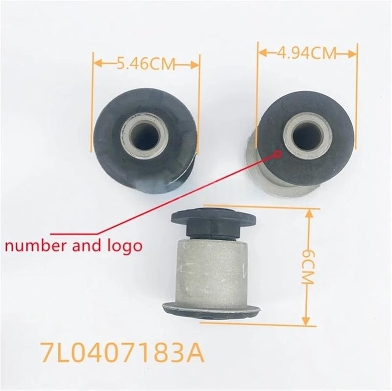 Compatible For Q7 Cayenne Touareg Rear Axle Left Lower Suspension Wishbone Control Arm Kit 7L0412333A 2PCS - Image 5