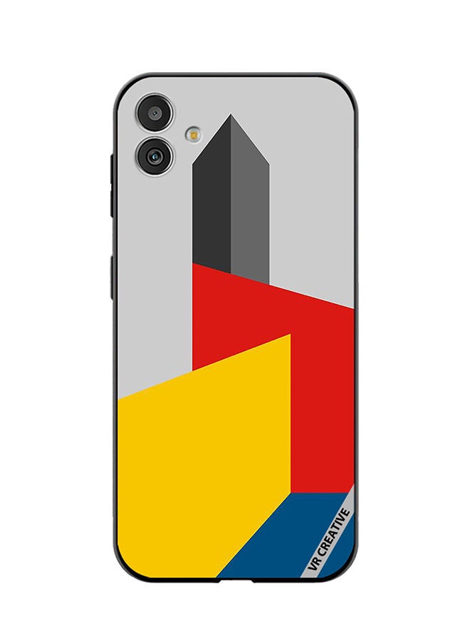 VR CREATIVE Protective Case Cover For Samsung Galaxy M13 5G Bauhaus Tower Design Multicolour - Image 1