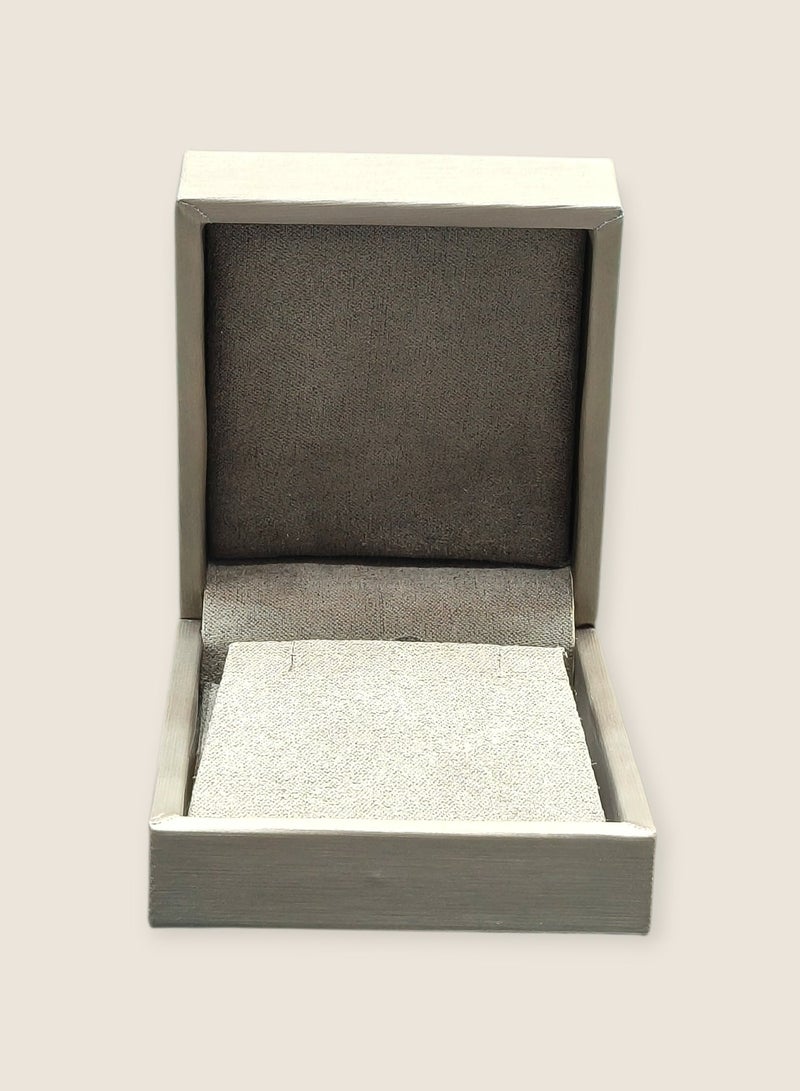 Al Seraj Luxury Premium Pendant & Earring Jewelry Box | Golden Rexine Exterior with Soft Velvet Interior | Elegant Jewellery Gift Box for Wedding, Proposal & Shop Display - Image 5