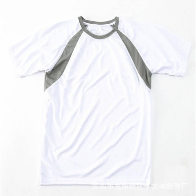 Generic Yibai match TSP-B 150g sports quick-drying adult raglan sleeve T-shirt advertising cultural shirt printing White