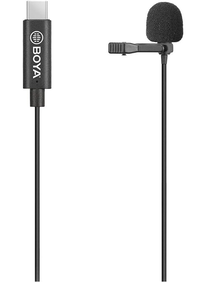 BOYA By-M3 Usb Type C Lavalier Microphone Cable - Black  - Image 1