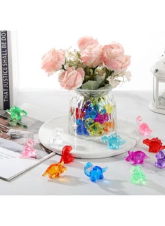 HAPTIME 50 Pcs Mini Dinosaur Figures, Mini Resin Animals To Hide, Sensory Bin/Treasure Box Toys, Bulk Plastic Dinosaur Party Favors, Small Classroom Prizes, Tiny Figurines For Kids, Vase Filler  - Image 4