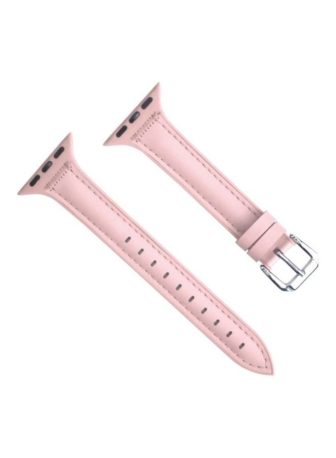 NIBEMINENT Replacement Watchband for Apple Watch Series 7/6/5/4/3/2/1/SE 38/40/41mm Pink - Image 1