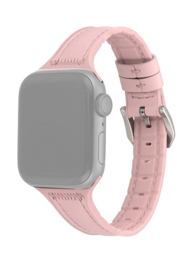 NIBEMINENT Replacement Watchband for Apple Watch Series 7/6/5/4/3/2/1/SE 38/40/41mm Pink - Image 4