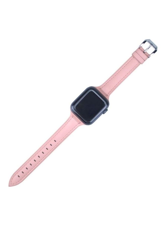 NIBEMINENT Replacement Watchband for Apple Watch Series 7/6/5/4/3/2/1/SE 38/40/41mm Pink - Image 2