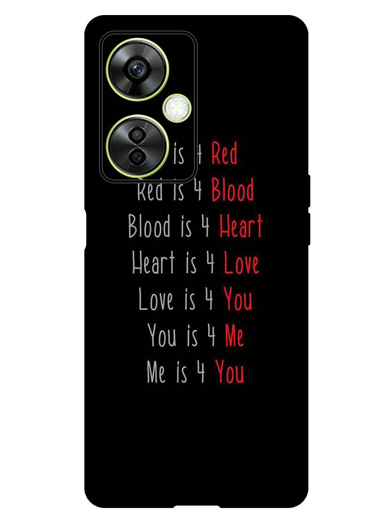 Theodor Protective Case Anti Scratch Shock Proof Bumper Cover For OnePlus Nord CE 3 Lite Love Quote - Image 1