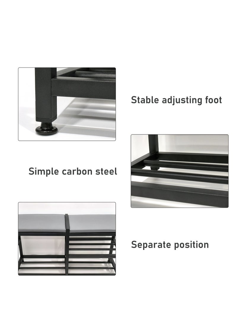 Generic Multi functional shoe rack with stool - sit and store, essential for entry-level home decor  - Image 3