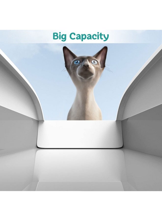 REHTRAD REHTRAD Cat Litter Box with Scoop, Cat Litter Tray Suitable for Kittens,Cat,Rabbit,Pet(Suitable for Pets Under 15kg) (Gray)  - Image 3