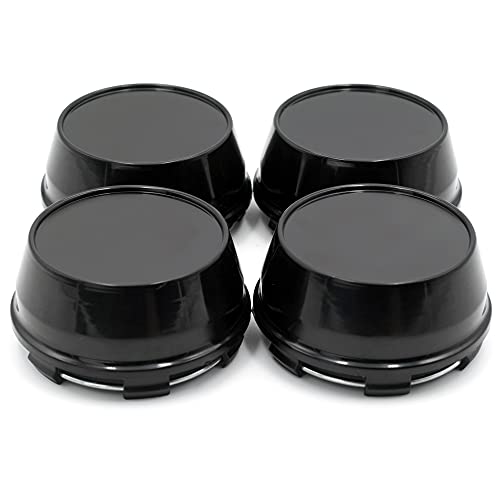 RTRHINOTUNING غطاء مركز العجلة الأسود RTrhinotuning 66 مم مناسب لغطاءات مركز AVID.1 للعجلات - Image 1