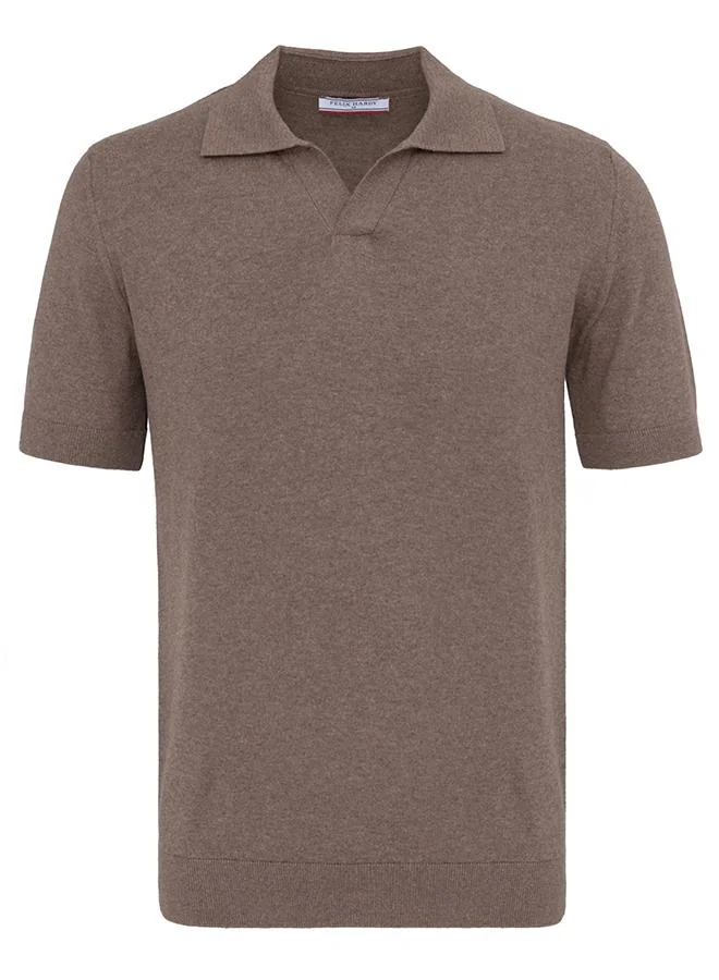 FELIX HARDY Brown-Green Men's 100% Cotton Polo Shirt Short Sleeve Pack of 2 for Men | Best Price UAE