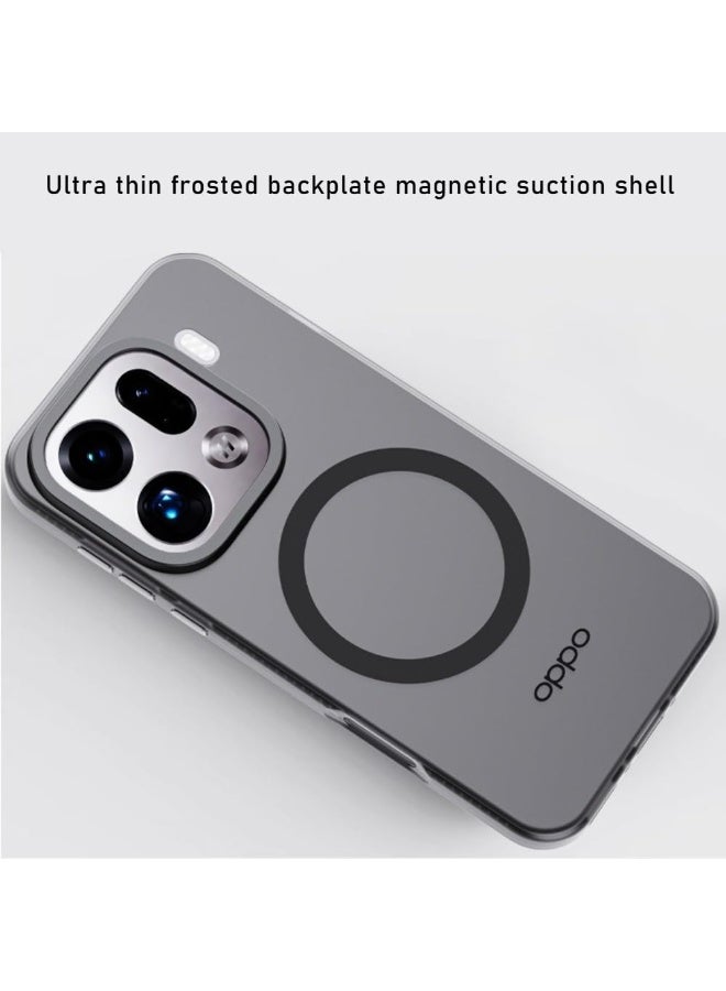 general Frosted Case Compatible with OPPO Find X9 Pro, Shock and Drop Resistant Cover with Magnetic Suction and Four Corner Built-in Airbags Cover for OPPO Find X9 Pro - Image 5