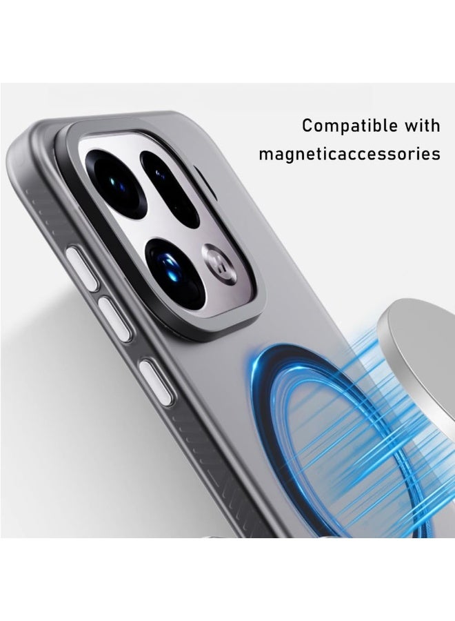 general Frosted Case Compatible with OPPO Find X9 Pro, Shock and Drop Resistant Cover with Magnetic Suction and Four Corner Built-in Airbags Cover for OPPO Find X9 Pro - Image 3