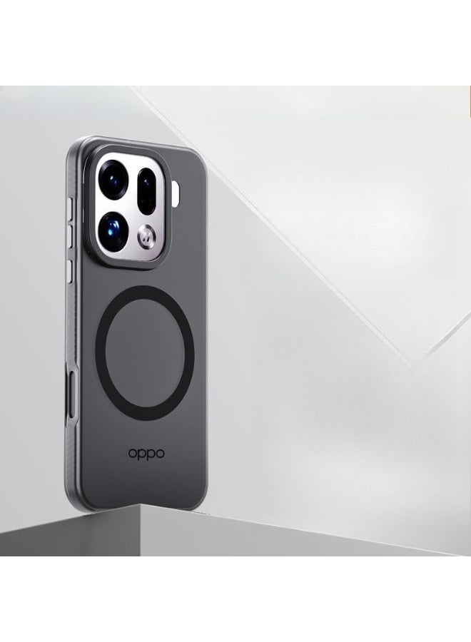 general Frosted Case Compatible with OPPO Find X9 Pro, Shock and Drop Resistant Cover with Magnetic Suction and Four Corner Built-in Airbags Cover for OPPO Find X9 Pro - Image 1