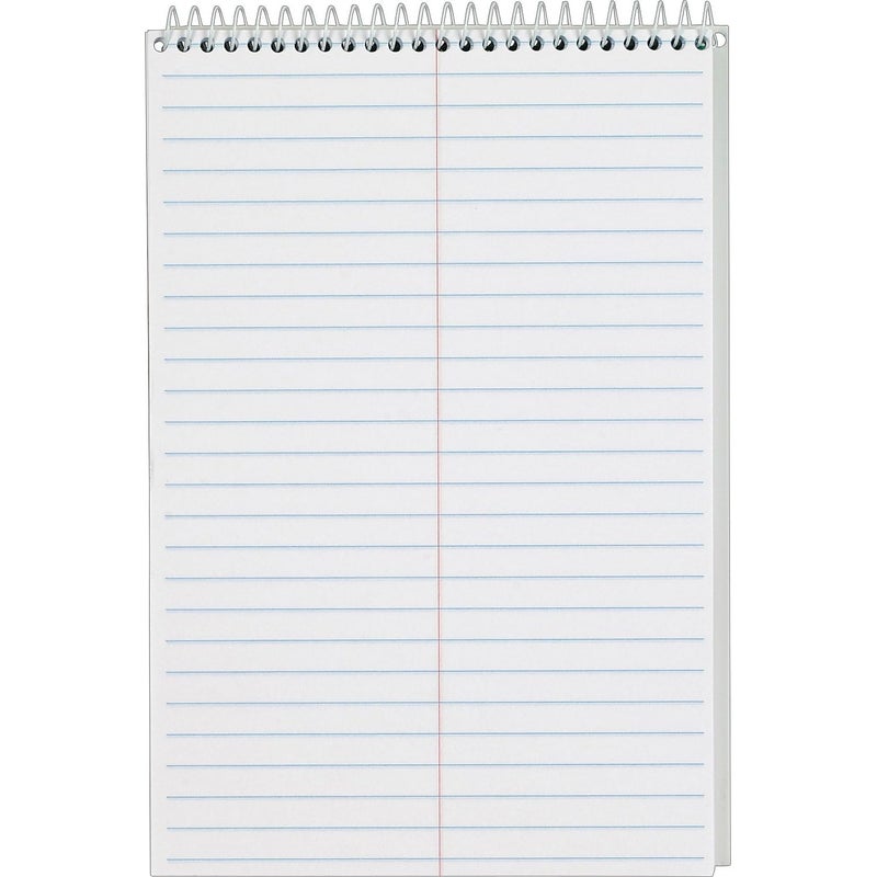 TOPS Spiral Steno Books, 6" x 9", Gregg Rule White Paper, Assorted Covers, 80 Sheets per Book/4 Books per Pack (80220) - Image 4