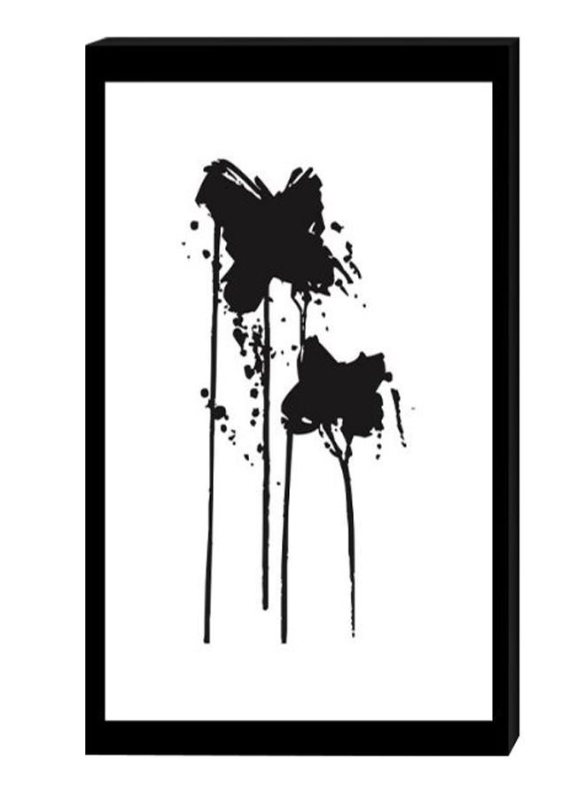 RYN Modern Wall Decor Painting With Inner Frame Black/White 40 x 60centimeter - Image 2
