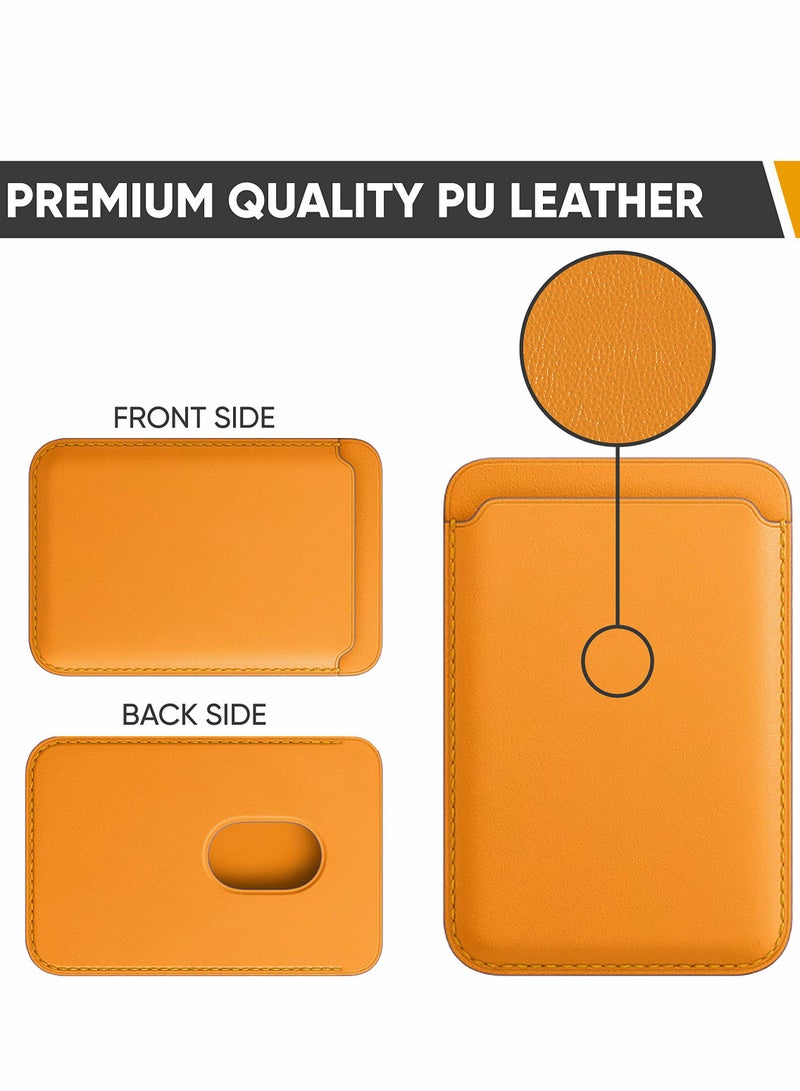Stylish Magnetic Card Wallet Holder with MagSafe Compatibility for iPhone - Convenient and Secure Storage - Image 3