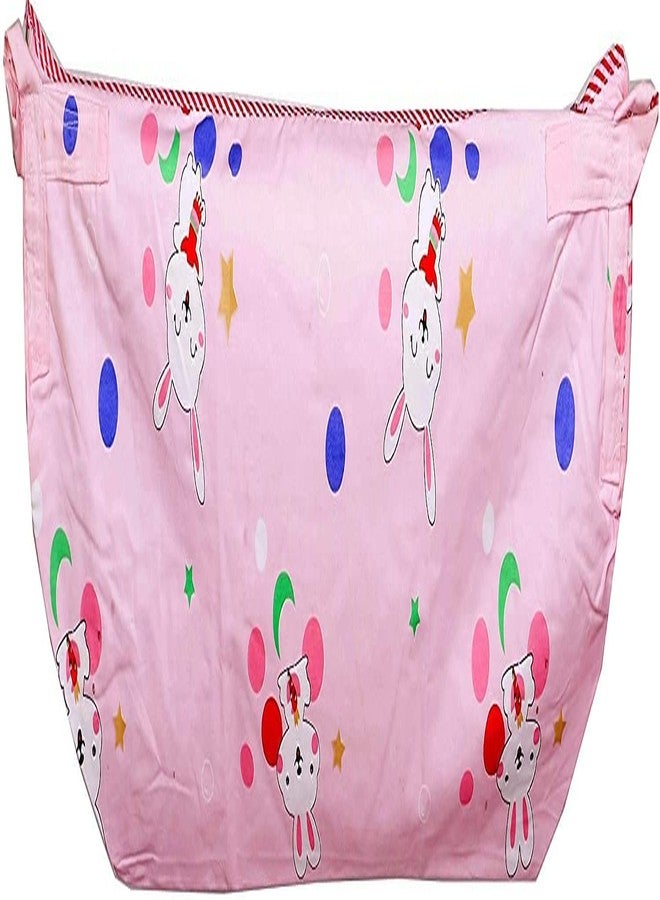 SNAVMIG New Born Baby Swing, khoya,Cradle Cloth Baby zoli,ghodiyu with Mosquito net for Infant, Baby Girl and boy Desings May Vary,only zoli (Pink) - Image 1