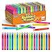 AuroTops 200 Pieces Mini Bubble WandsBubble Party Favors Assortment Toys for KidsThemed Birthday Halloween Goodie Bags Carnival Prizes Wedding Bubble Maker Toys for KidsOutdoor Gifts for Girls Boys - Image 4