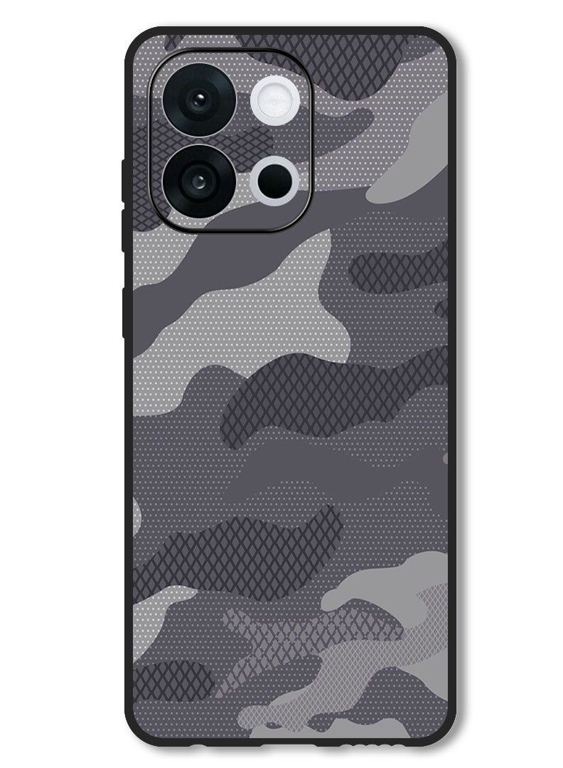 Theodor Case Compatible with OnePlus 13s 6.32 Inch Protection Shockproof Bumper Cover Camouflage - Image 1