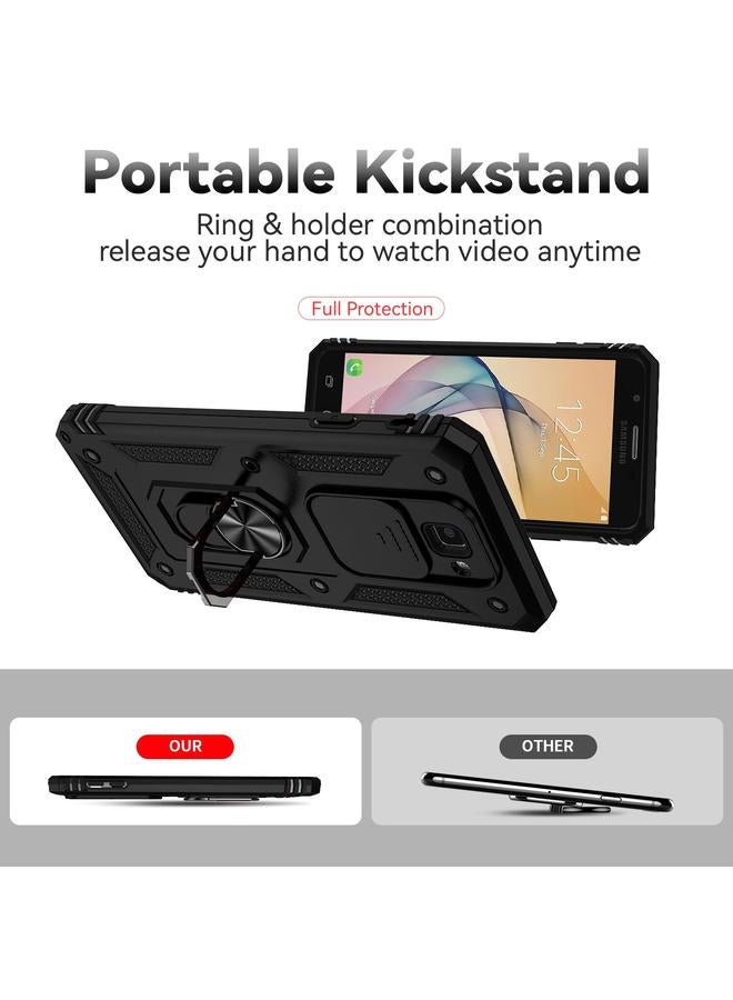erorex Case For Samsung Galaxy J7 Prime Sliding Camshield Holder Phone Case - Image 4