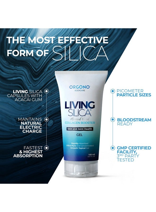 Orgono Living Silica Living Silica Collagen Booster Gel | Supplement for Skin Application and Dermal Absorption | Clinically Proven | Promotes Hydration and Collagen Regeneration for Joint and Skin Health - Image 4