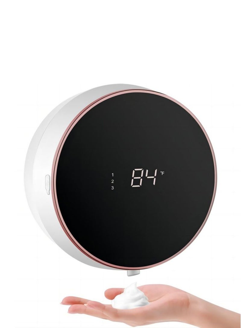 سيوسي موزع صابون أوتوماتيكي ذكي مع شاشة رقمية LED لعرض الحرارة – يعمل باللمس ويُنتج رغوة ناعمة - Image 1