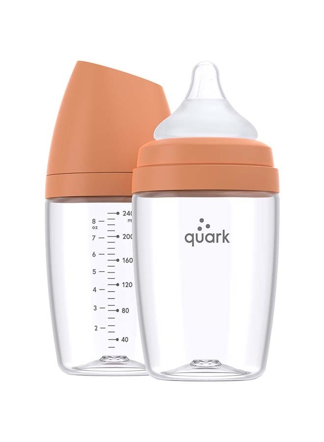 Quark BuubiBottle Max (8oz/240ml) - 2PC - Orange - Image 1