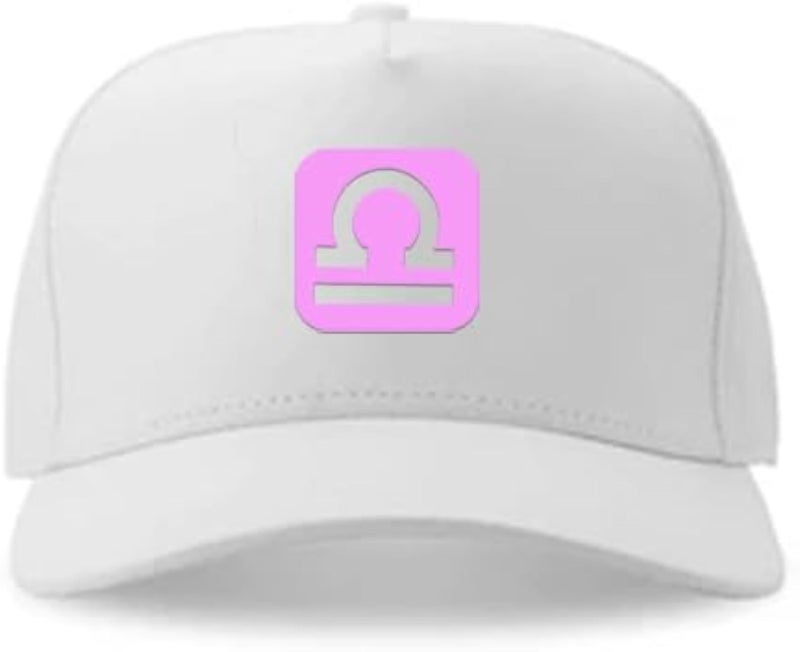 CAP (WHITE) Pink logo for men and women with sun protection.sports cap with distinctive shapes (36)