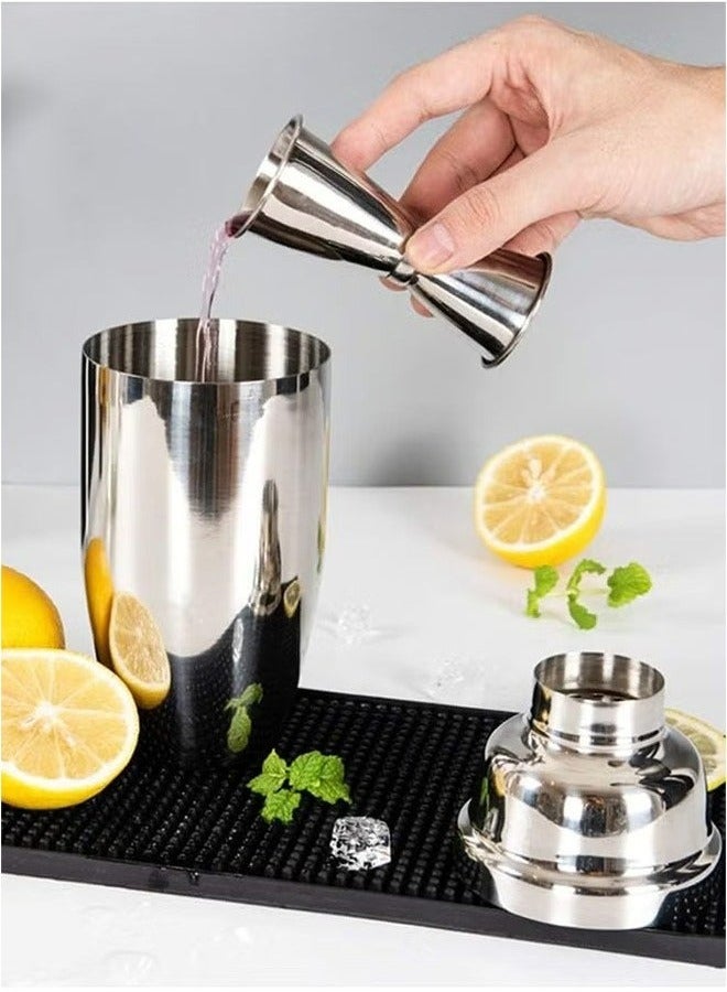 RollsTimi  Cocktail Shaker Set Professional Bartender And Family Bar Boston Cocktail Shaker Set,Silver - Image 2