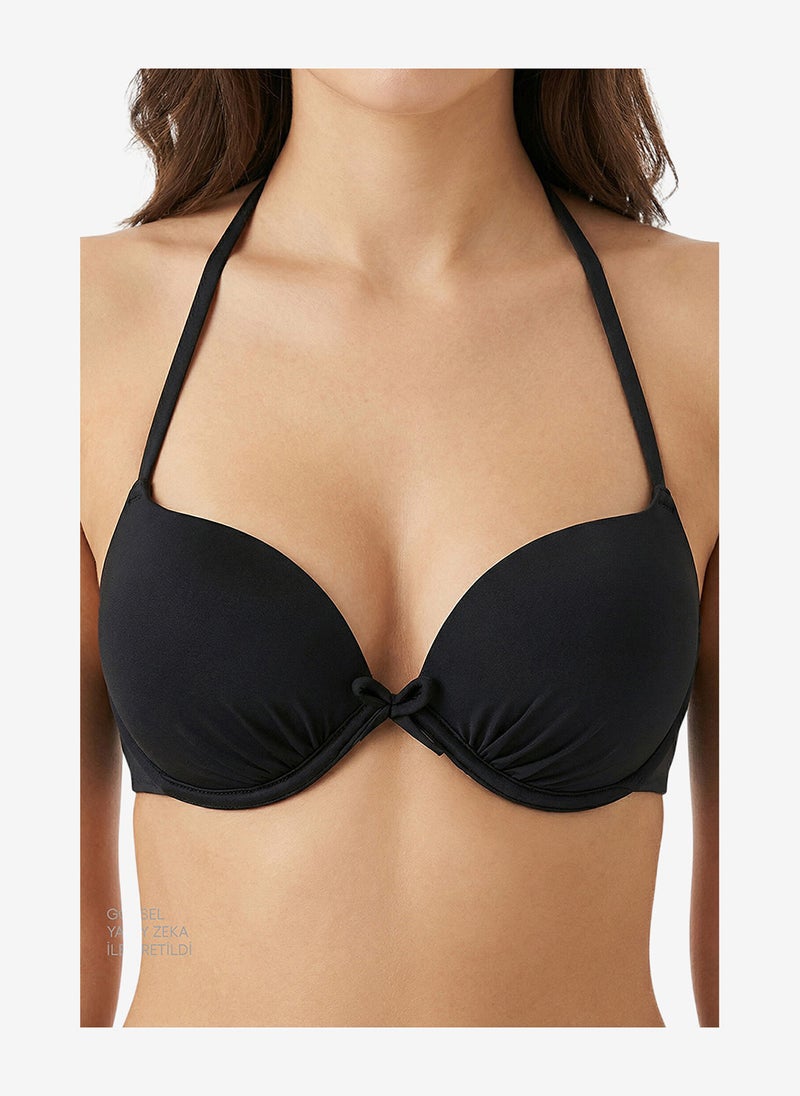 Penti Women Push Up Black Bikini Top - Image 1