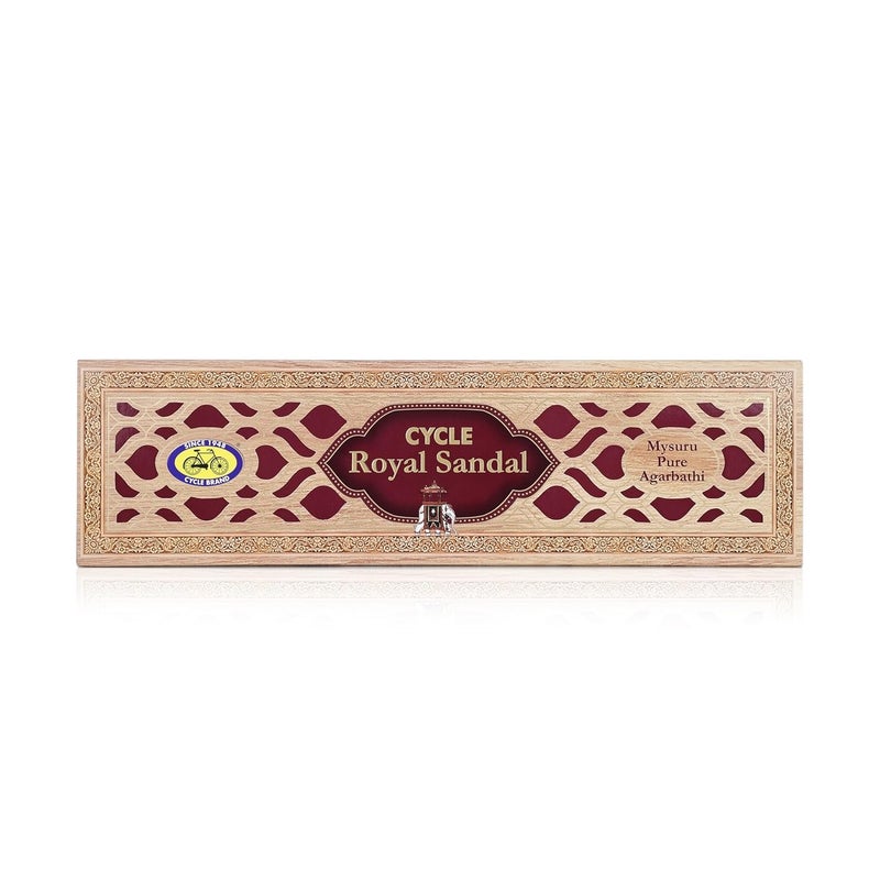 CYCLE Cycle Pure Royal Sandal Agarbathi Incense Sticks 30 Sticks Pack of 1 Mysuru Sandalwood Fragrance for Spiritual Purification Meditation Relaxation Calming Aroma  - Image 2