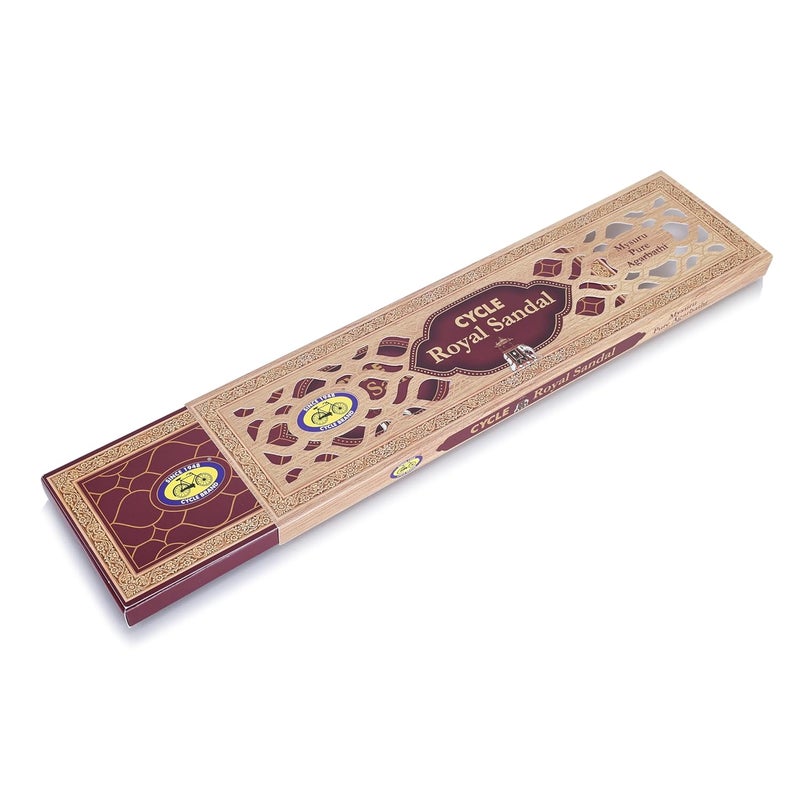 CYCLE Cycle Pure Royal Sandal Agarbathi Incense Sticks 30 Sticks Pack of 1 Mysuru Sandalwood Fragrance for Spiritual Purification Meditation Relaxation Calming Aroma  - Image 5