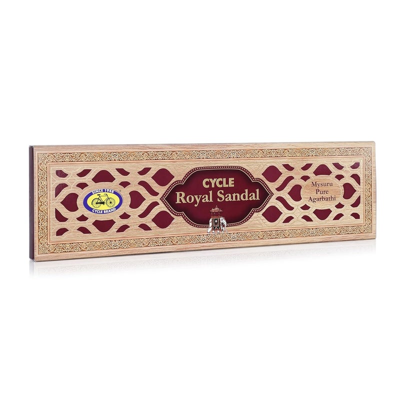 CYCLE Cycle Pure Royal Sandal Agarbathi Incense Sticks 30 Sticks Pack of 1 Mysuru Sandalwood Fragrance for Spiritual Purification Meditation Relaxation Calming Aroma  - Image 4